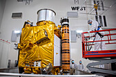 NASA DART spacecraft launch preparation