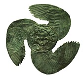 Bronze Gorgon shield device.