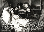 The Bride of Death, 19th century illustration