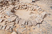 Prehistoric granary and threshing floor, Israel