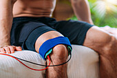 TENS physical therapy for knee