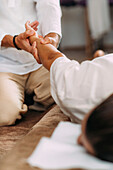 Heart meridian shiatsu massage