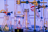 Laboratory equipment in a chemical laboratory