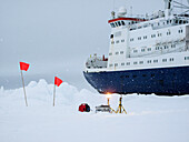 Dataloggers measuring environmental parameters in Antarctica