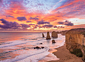 Sunset at Twelve Apostles, Victoria, Australia