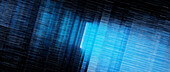 Quantum computing grid, abstract illustration
