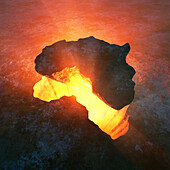 Africa, conceptual illustration