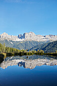 Pfitschertal mit Bergsee, Südtirol, Italien
