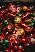 Colourful tomatoes (full-frame)