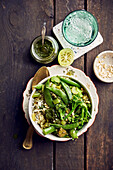 Vegan green thai curry