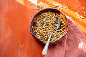Muesli with pumpkin seeds