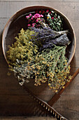Scented and medicinal plants for herbal pillows