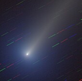 Comet Leonard, composite image