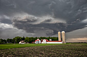 Supercell thunderstorm Minnesota, USA