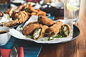 Jalapeno Poppers - jalapenos stuffed with cream cheese