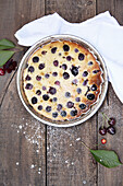 Cherry clafoutis