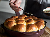 Dinner Rolls from the pan