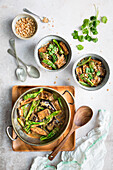 Vegan aubergine curry