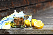 Water, lemons, and linseed (for fasting)