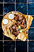 Hoisin, Soy, Sesame and Maple Syrup Chicken Wings