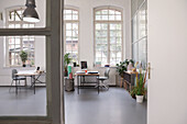 Interior of a business loft office