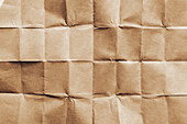 Folded brown paper
