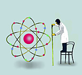 Scientific research, conceptual illustration