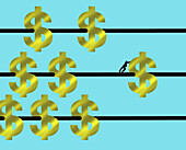Profit, conceptual illustration
