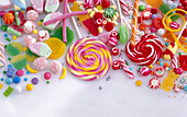 Assorted colorful candies