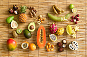 Various exotic fruits