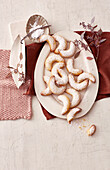 Vanilla-flavored Christmas shortbread biscuits