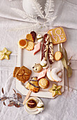 Variety of Christmas biscuits