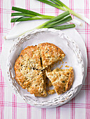 Spring onion, cheshire and mustard scone wedges