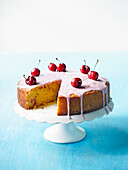 Gluten-free cherry blossom cake