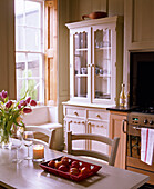 Kitchen with dining table and chairs