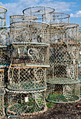 Pile of lobster pots