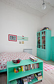 Simple bedroom in modern apartment Buenos Aires, Argentina