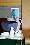 Crafted pottery in workshop studio Masterton New Zealand