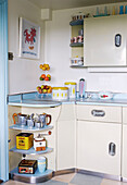 1950s kitchen with retro style homeware