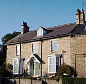 Außenansicht eines Ferienhauses aus Stein in Yorkshire