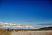 Family barbecue in remote coastal County Sligo in Connacht, Ireland