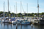 Boats in a harbor