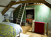 Bedroom in loft