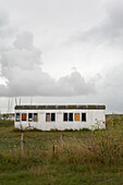 Beach hut in coastal East Sussex