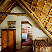 Bedroom at roof level