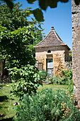 Stone dove house in grounds of Dordogne country residence  Perigueux  France