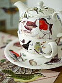 Matching painted tea set