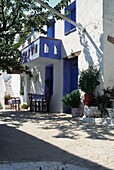 Straßen von Skiathos, Griechenland