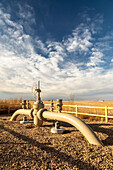 Oil pipeline shutoff valve