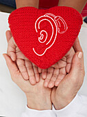 Hearing loss treatment, conceptual image